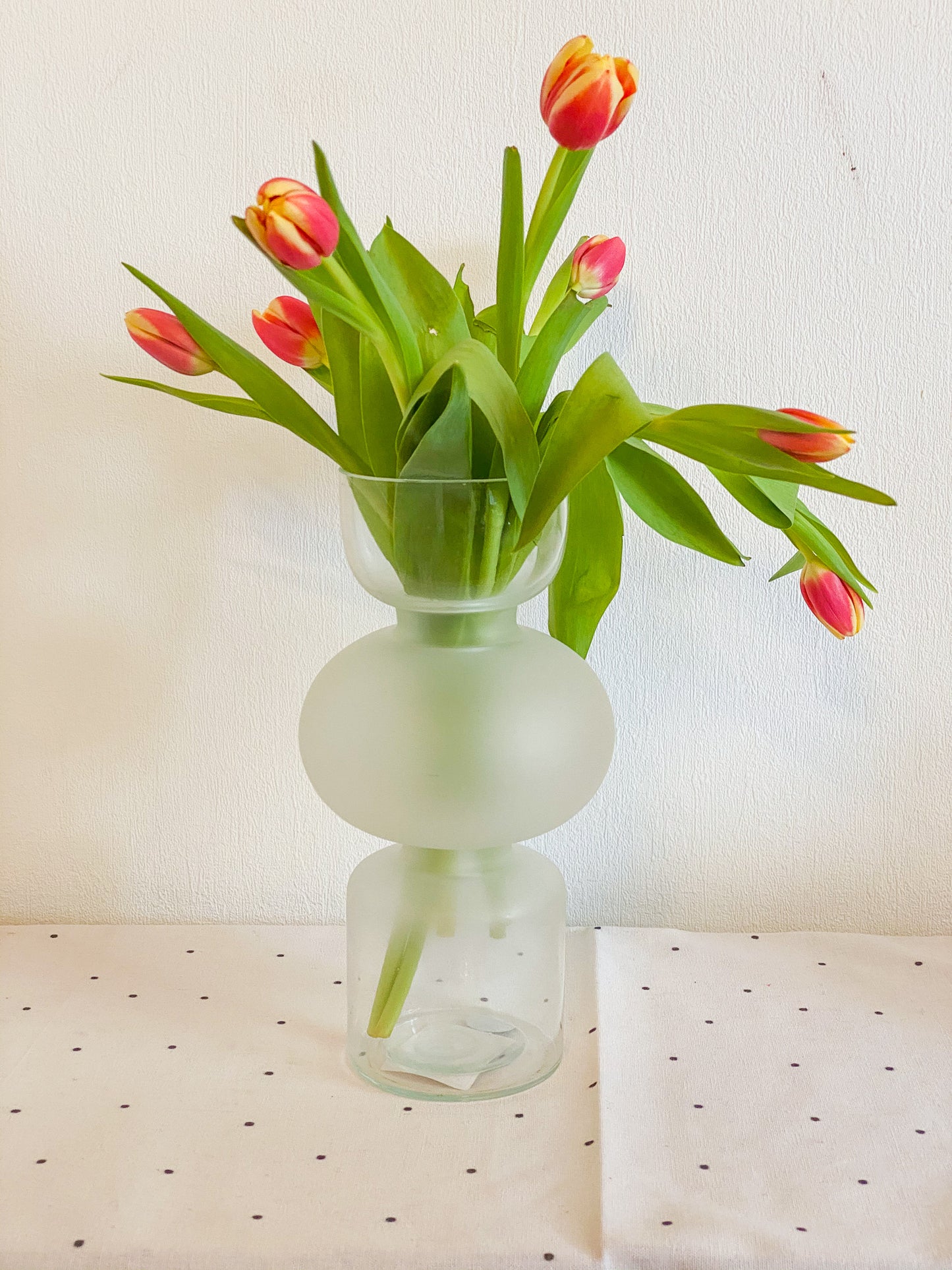 BOLTZE VASE MILCHGLAS