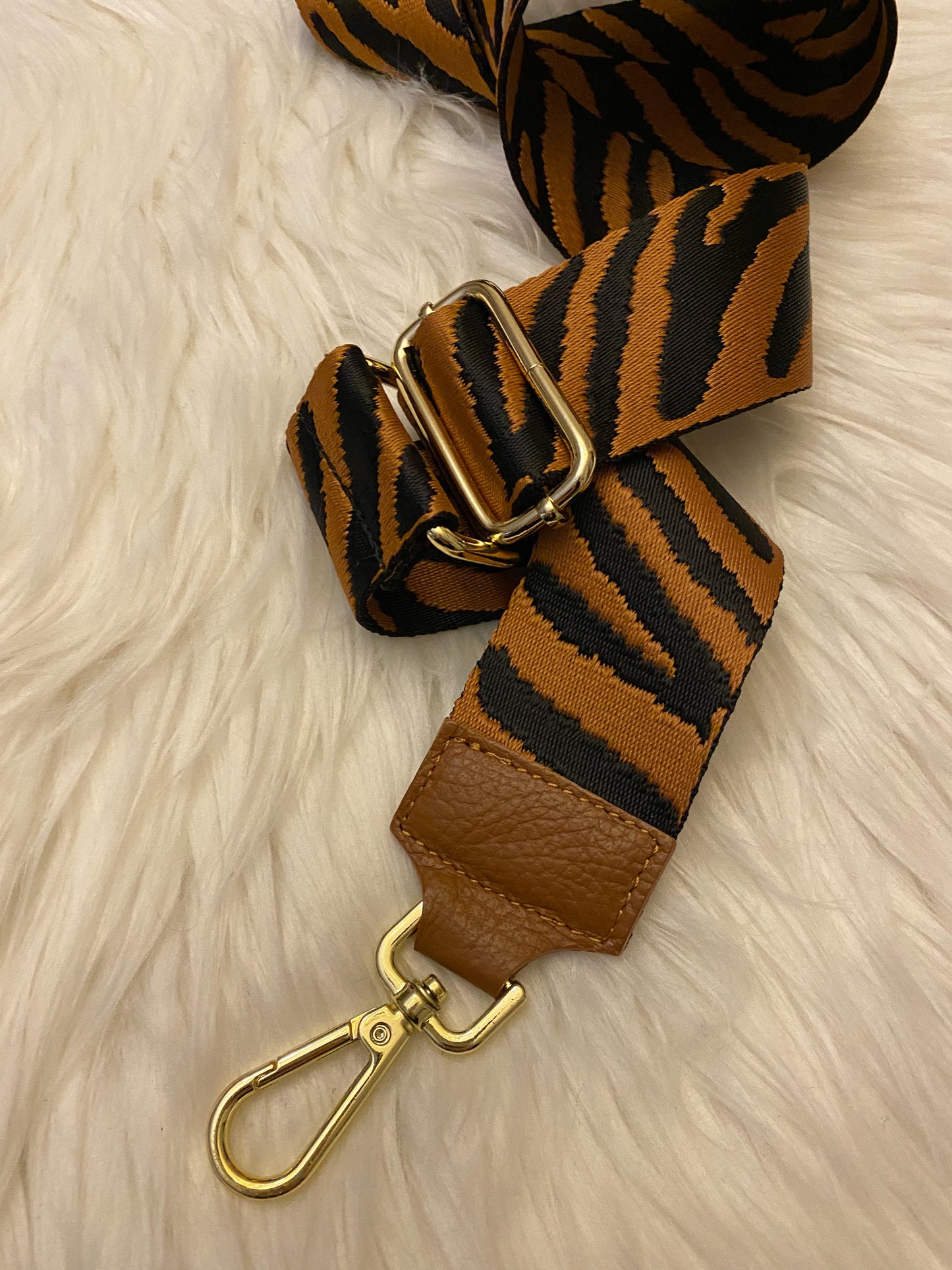 TASCHENGURT CONIAQ BRAUN ZEBRA