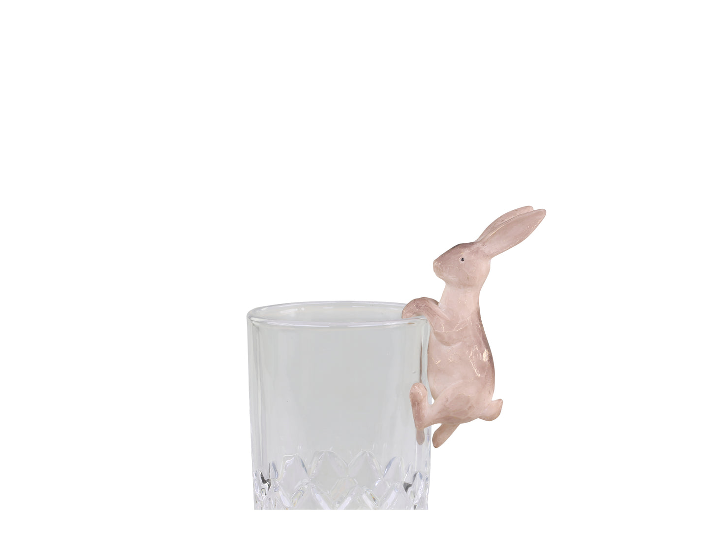 CHIC ANTIQUE GLASDEKO HASE 2 GRÖßEN