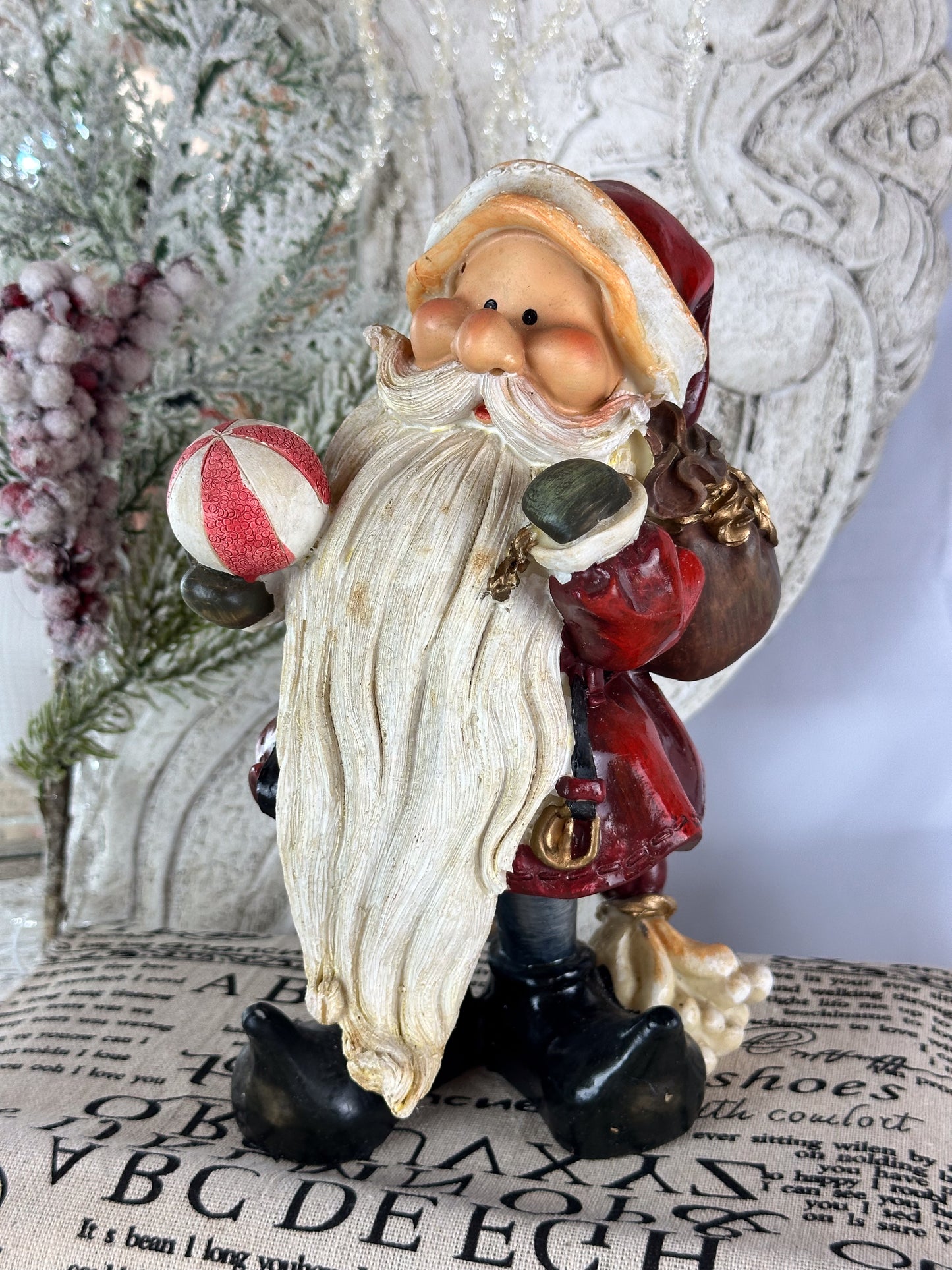 DEKOFIGUR WEIHNACHTSMANN MIT SACK