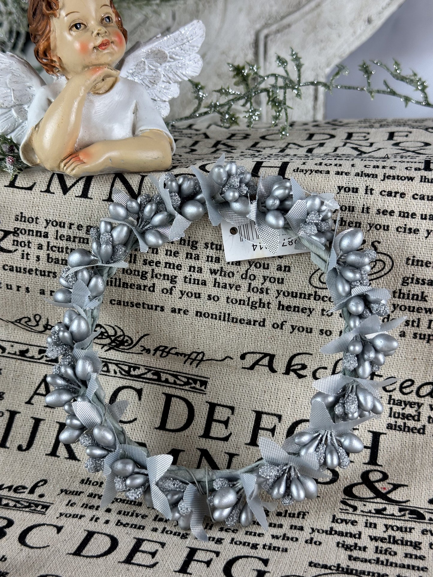 MINI KRANZ SILBER