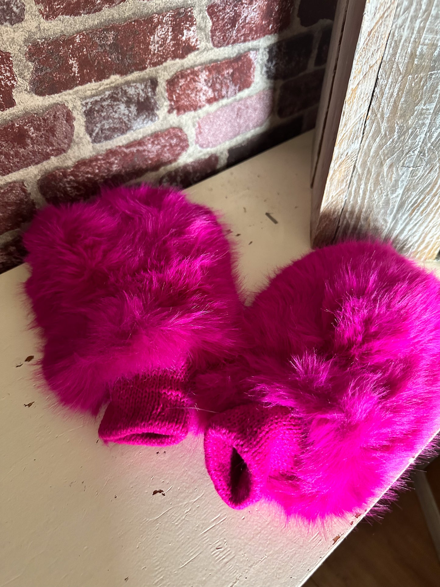 FELL HANDSCHUHE / FÄUSTLINGE LANGHAAR