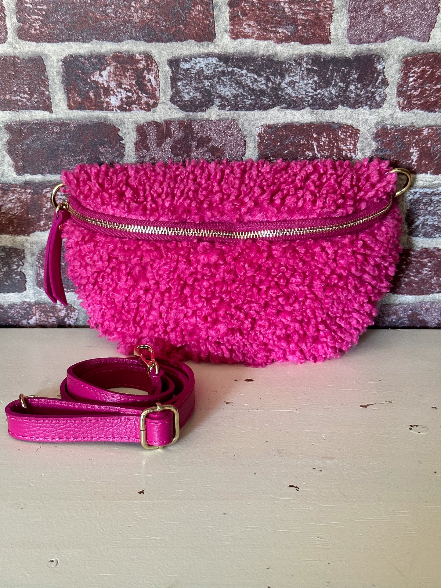 TEDDYFELL BAUCHTASCHE MEDIUM PINK