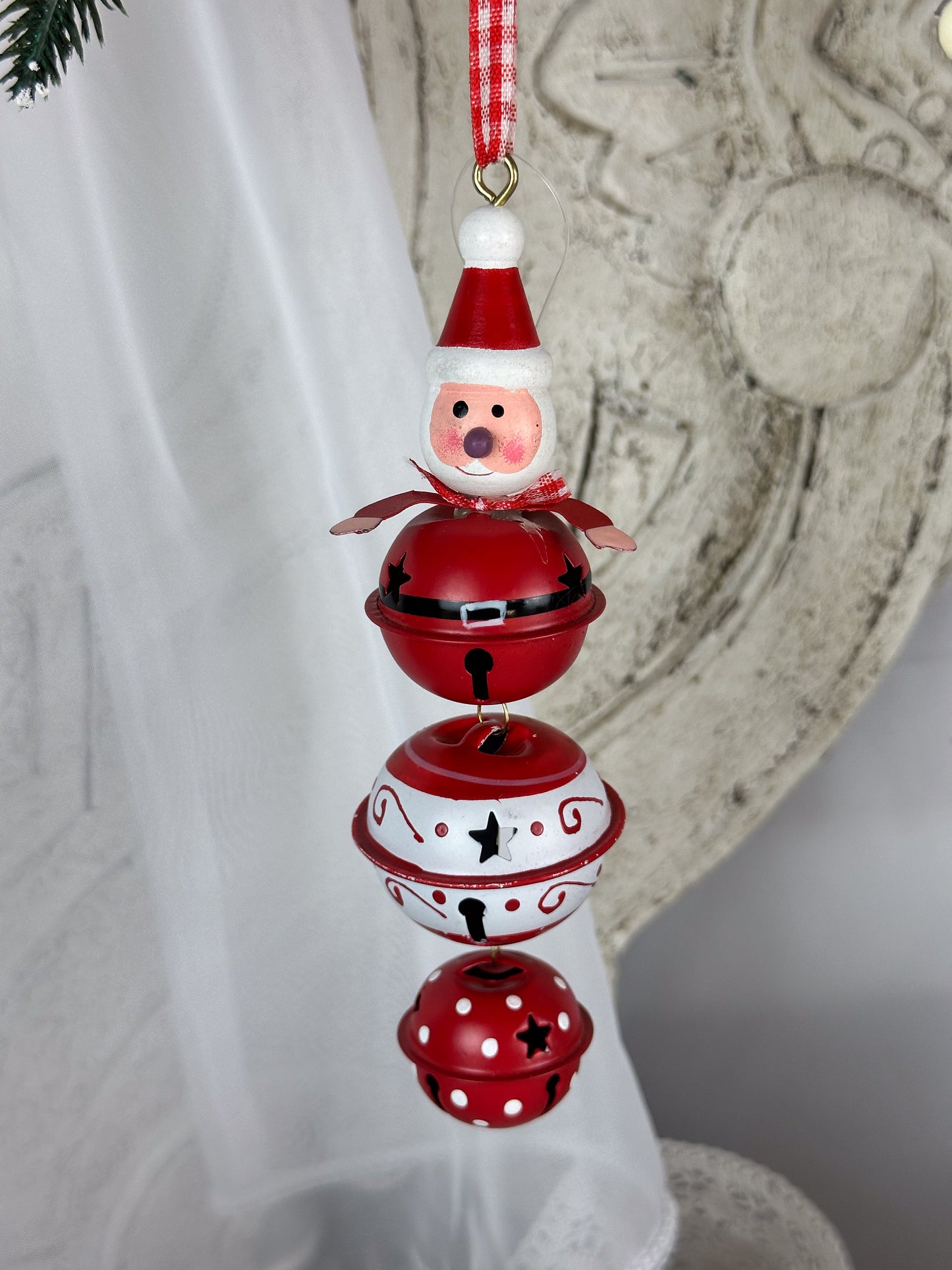 GLÖCKCHEN HÄNGER ROT / WEIß