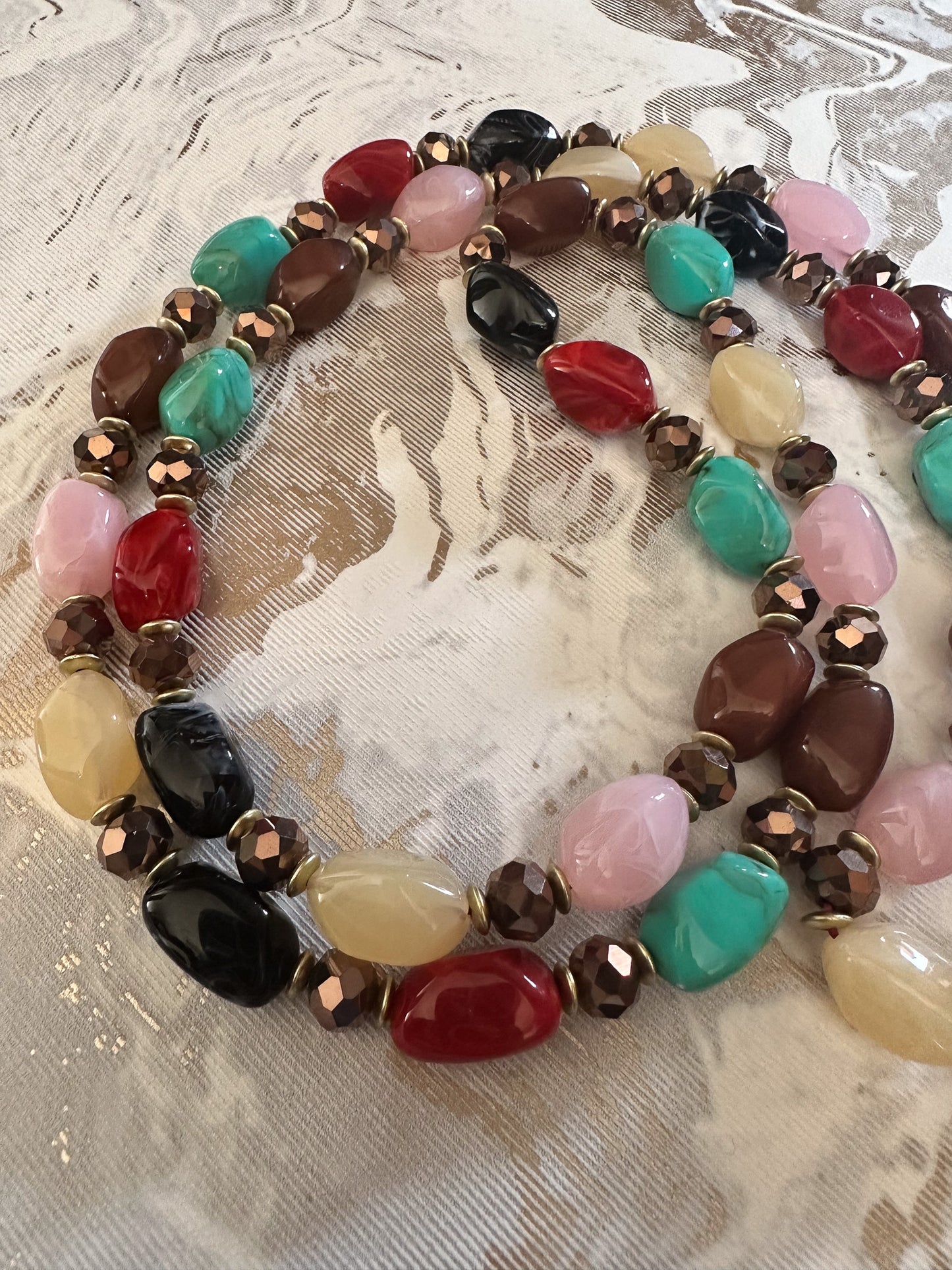 HANDYKETTE LANG GROßE STEINE