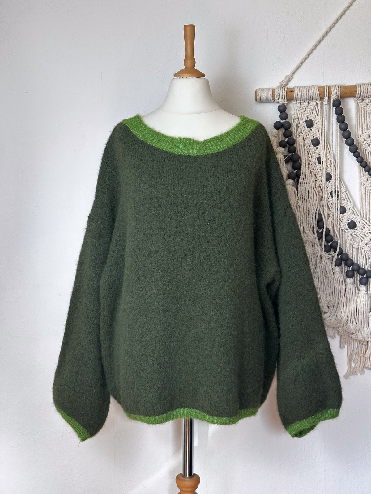 Oversize Pullover VERA mit Alpakawolle