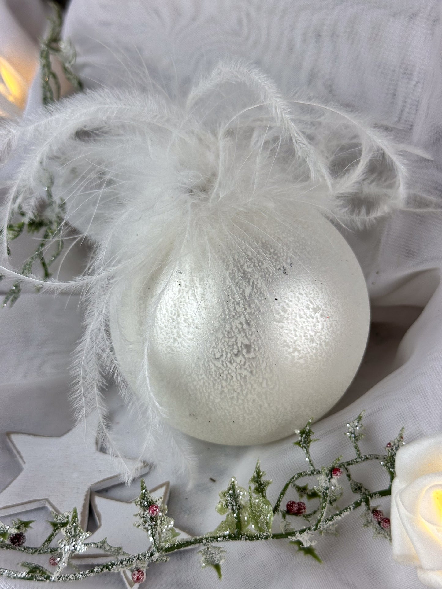 B-WARE BAUMKGEL MIT FEDERN Weiß