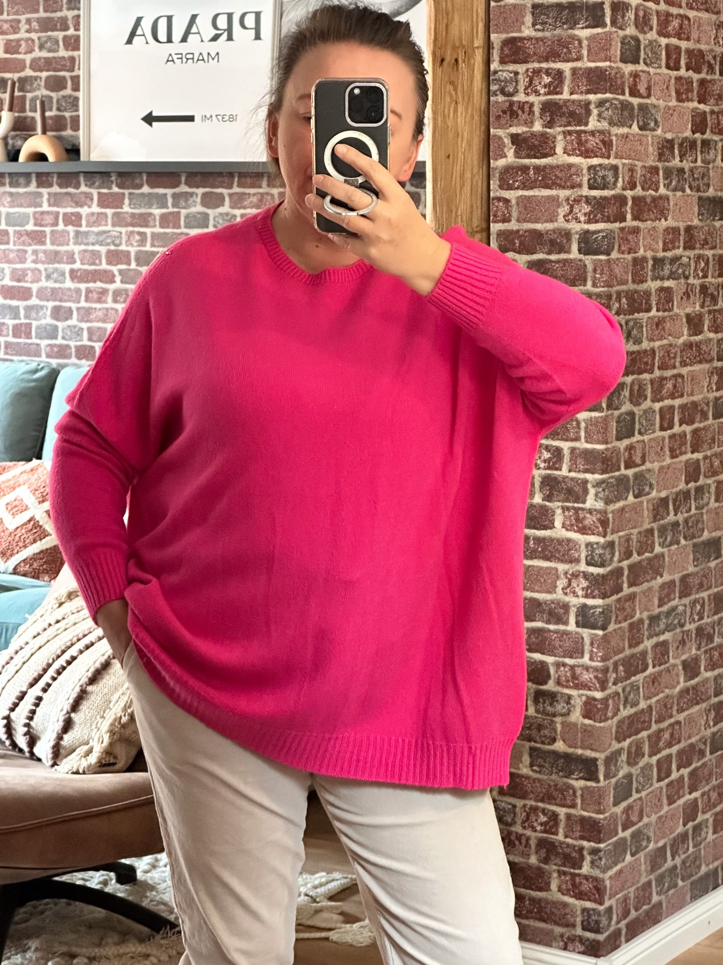 MONDAY AFTERNOON FEINSTRICK PULLOVER OVERSIZE