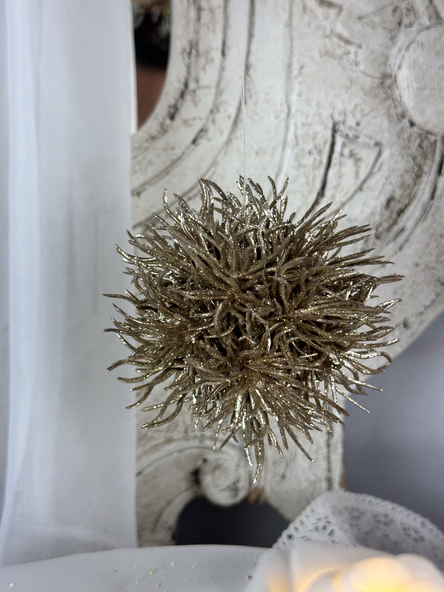 BAUMHÄNGER SCHNEEFLOCKE GOLD