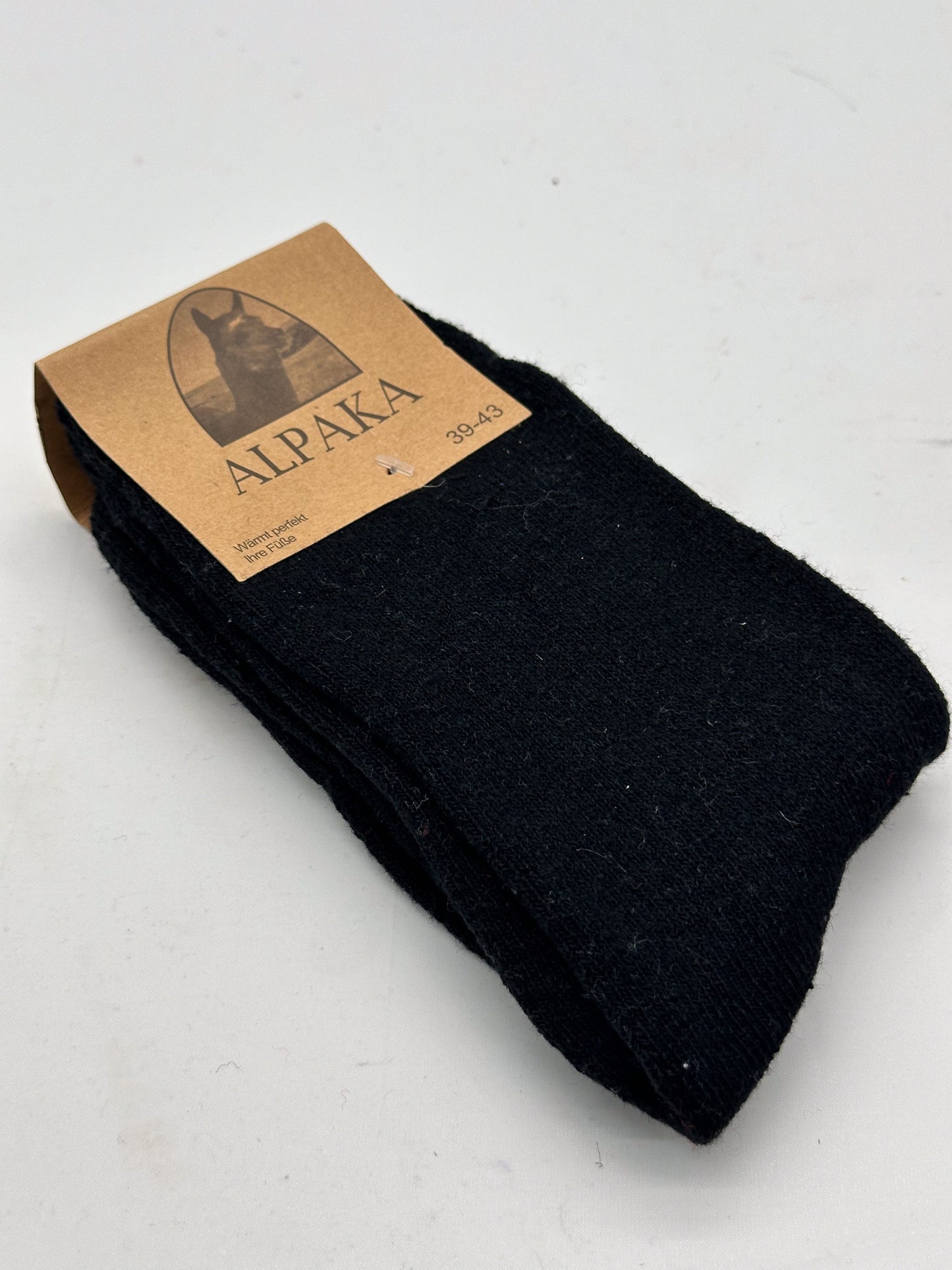 ALPAKA Socken glatt Damen & Herren