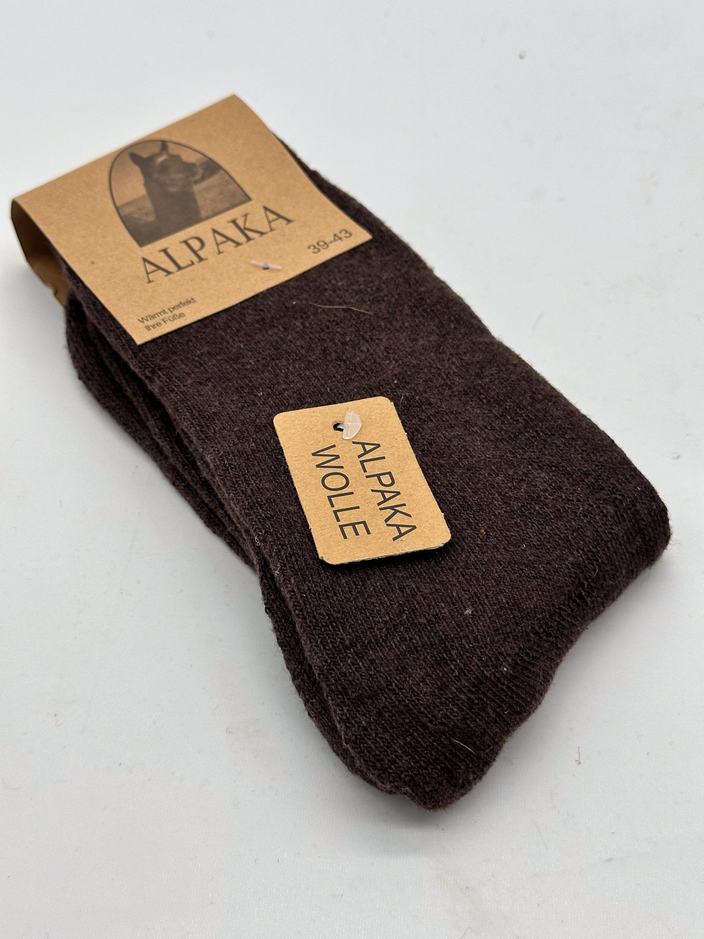 ALPAKA Socken glatt Damen & Herren