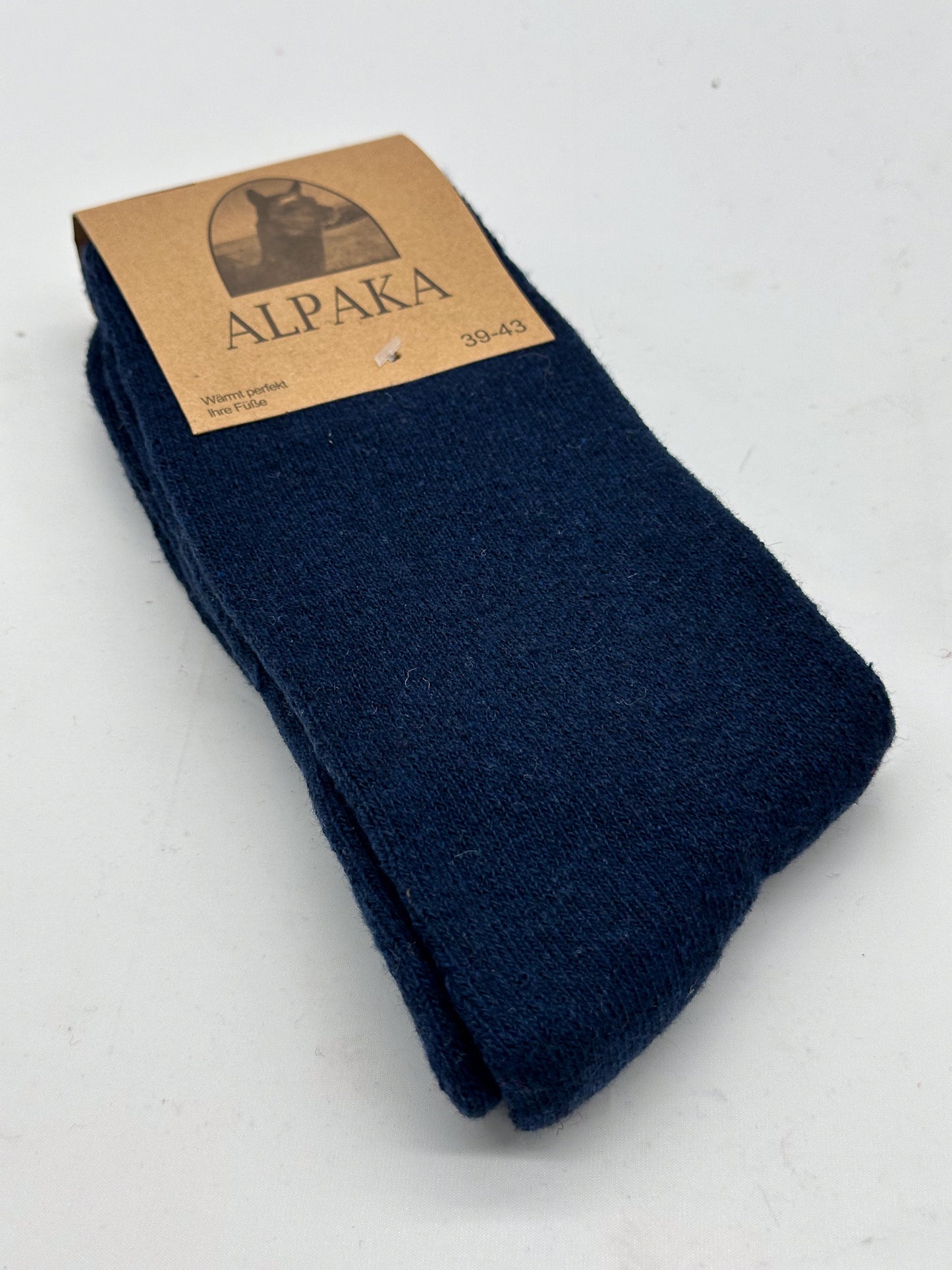 ALPAKA Socken glatt Damen & Herren