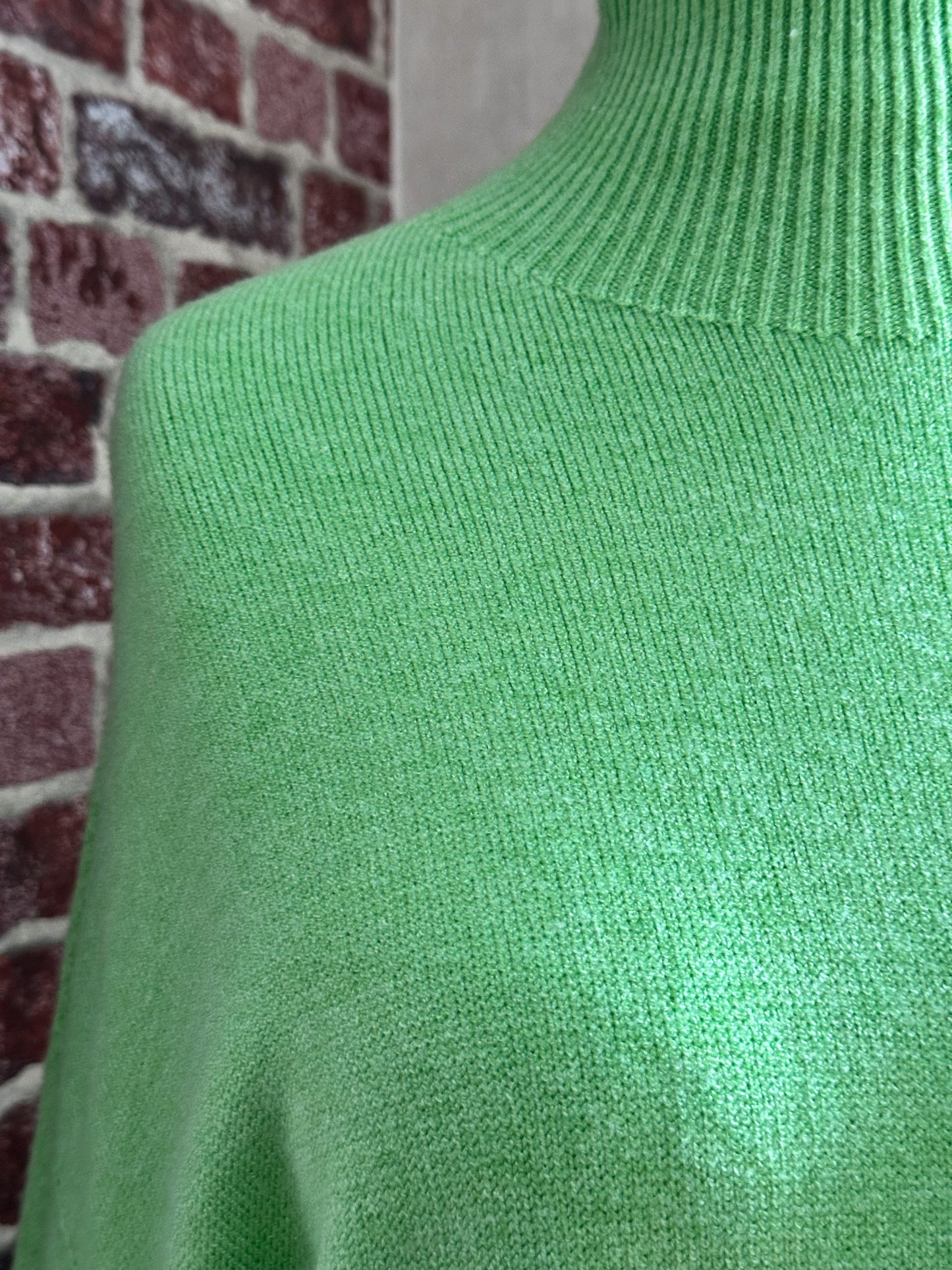 FEINSTRICK LONGPULLOVER BONNY KIWI