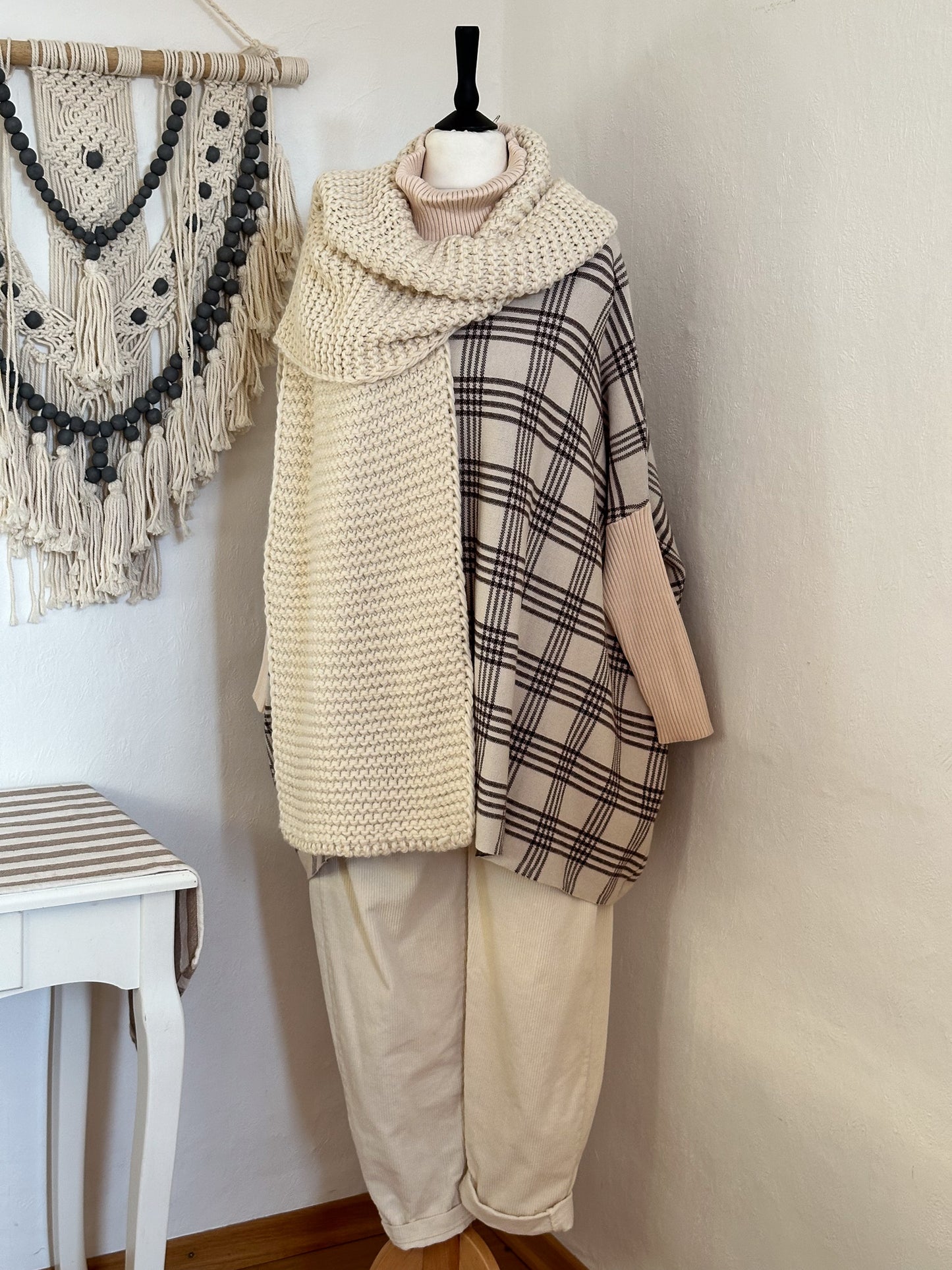 KASTEN PULLOVER KARIERT INGA
