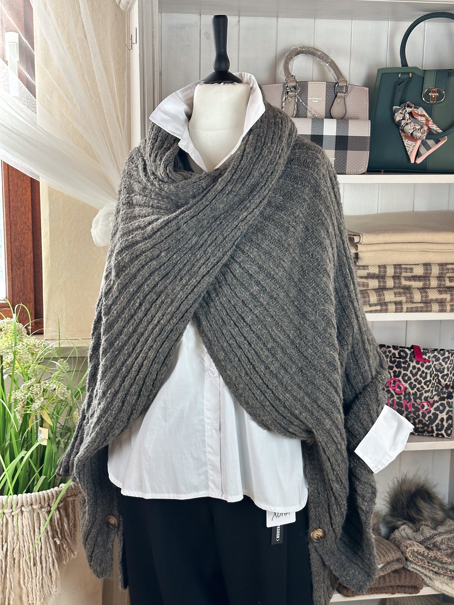 XUNA PONCHO / ÜBERWURF