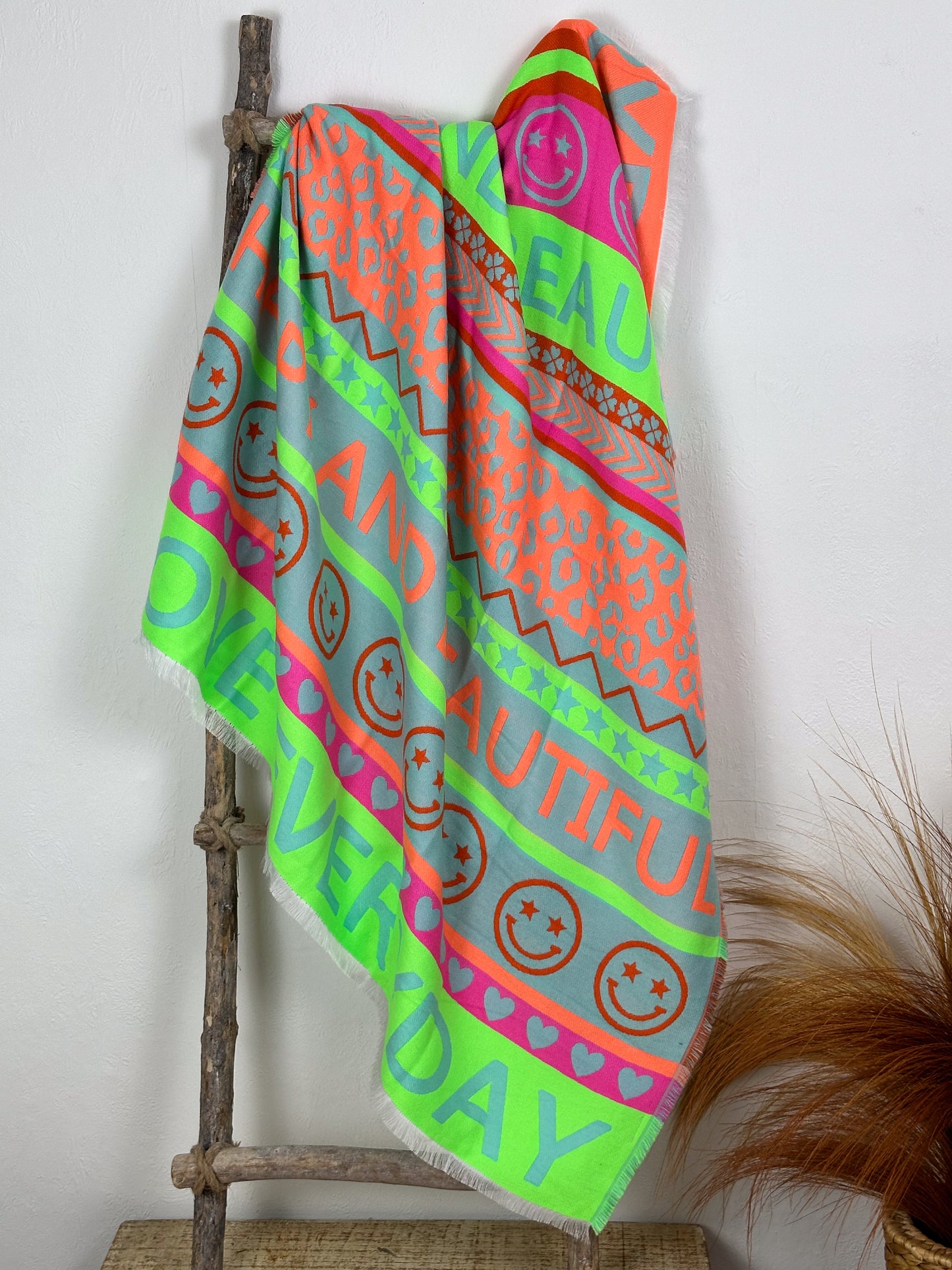 SCHAL QUADRATISCH SMILEY