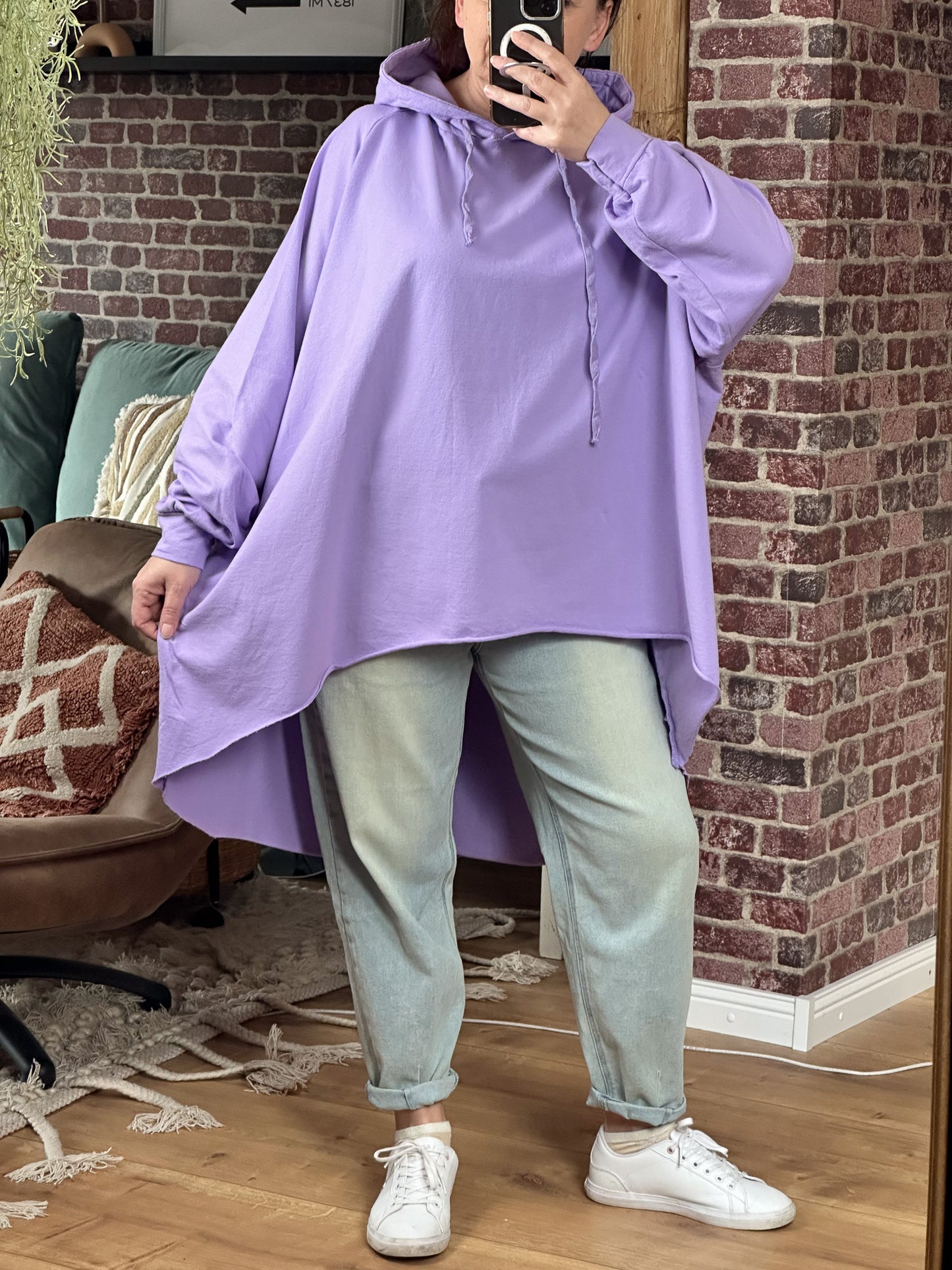 OVERSIZE VOKUHILA HOODIE DILANA FLIEDER