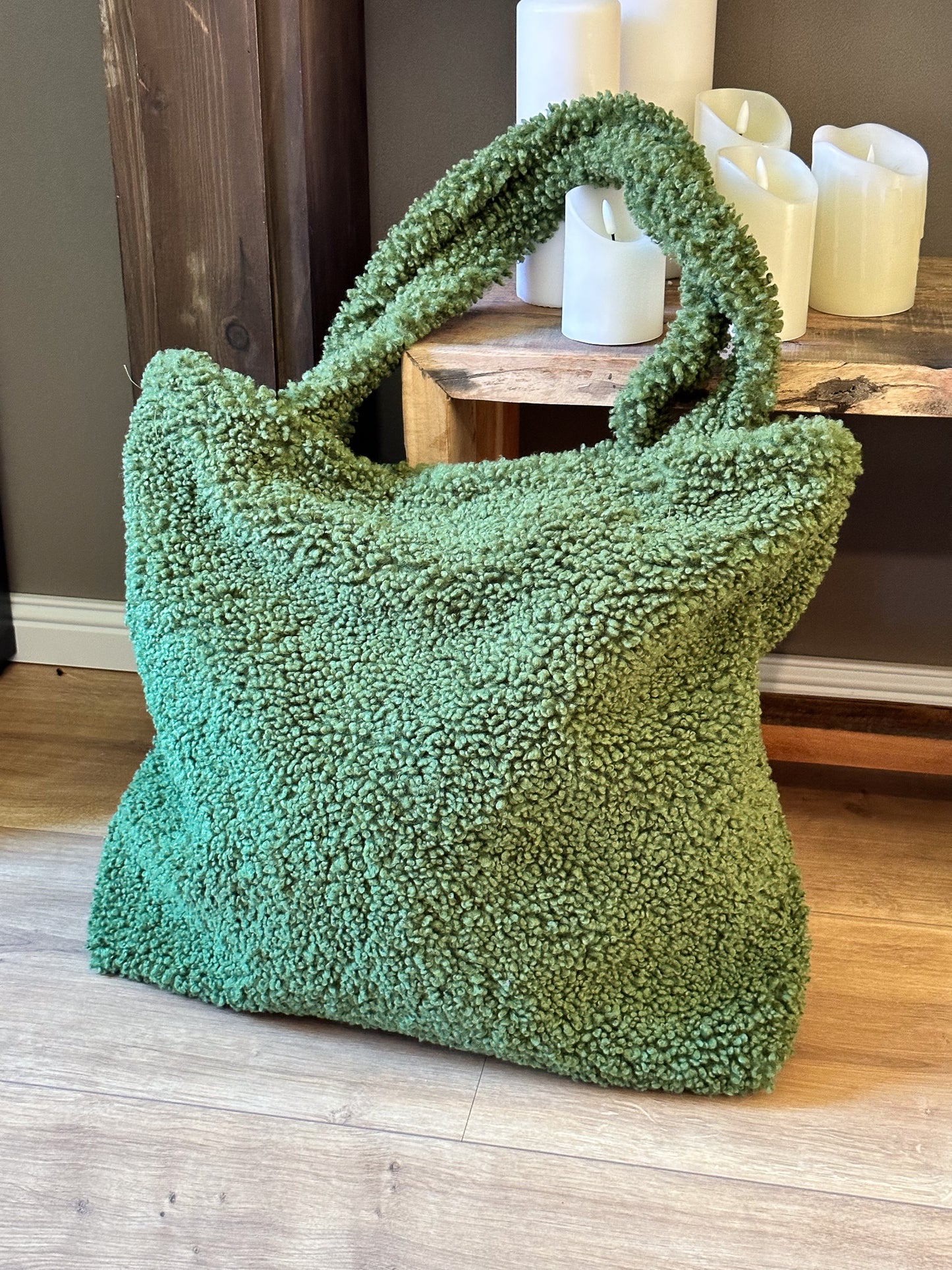 VERA PELLE XXL TEDDYFELL SHOPPER