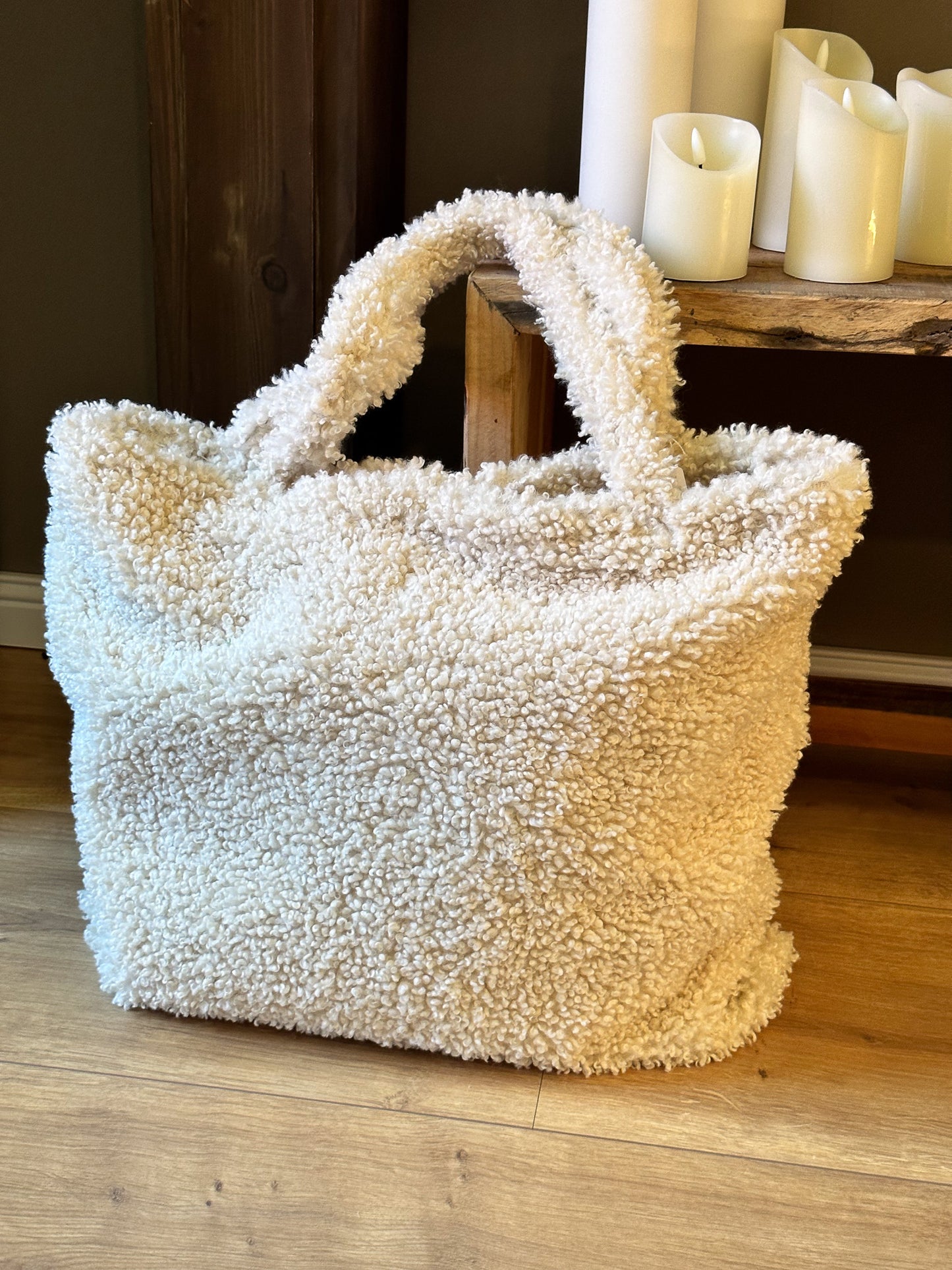 VERA PELLE XXL TEDDYFELL SHOPPER