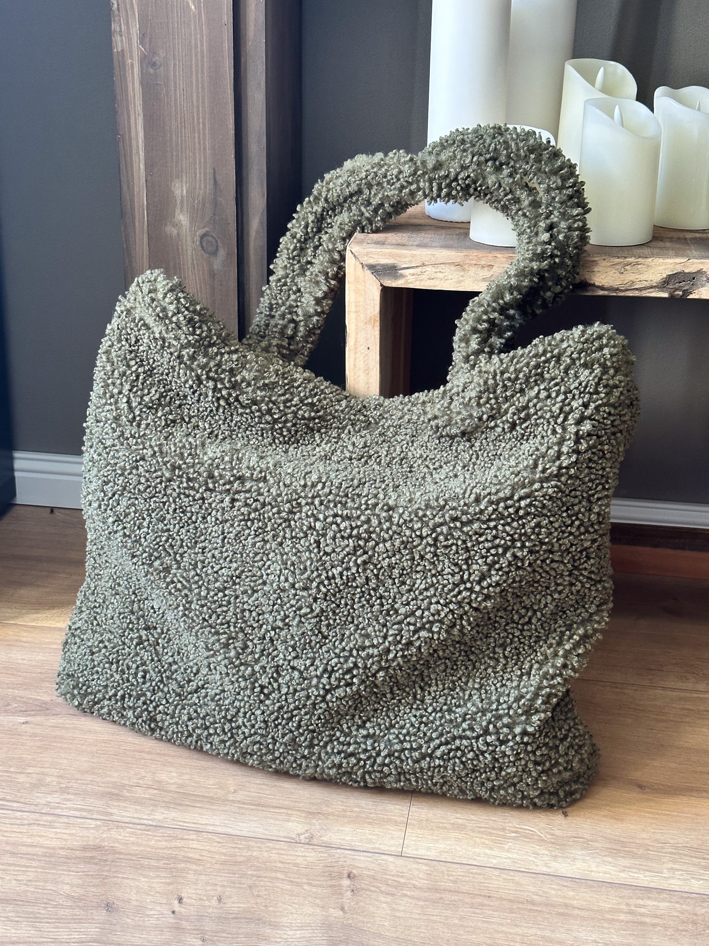 VERA PELLE XXL TEDDYFELL SHOPPER