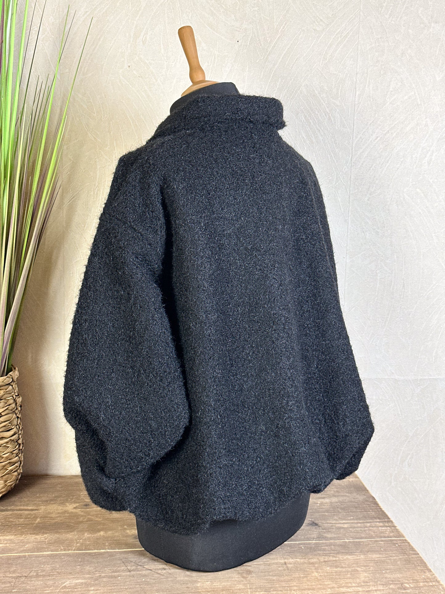 CROPPED WOLLJACKE Onesize versch. Farben