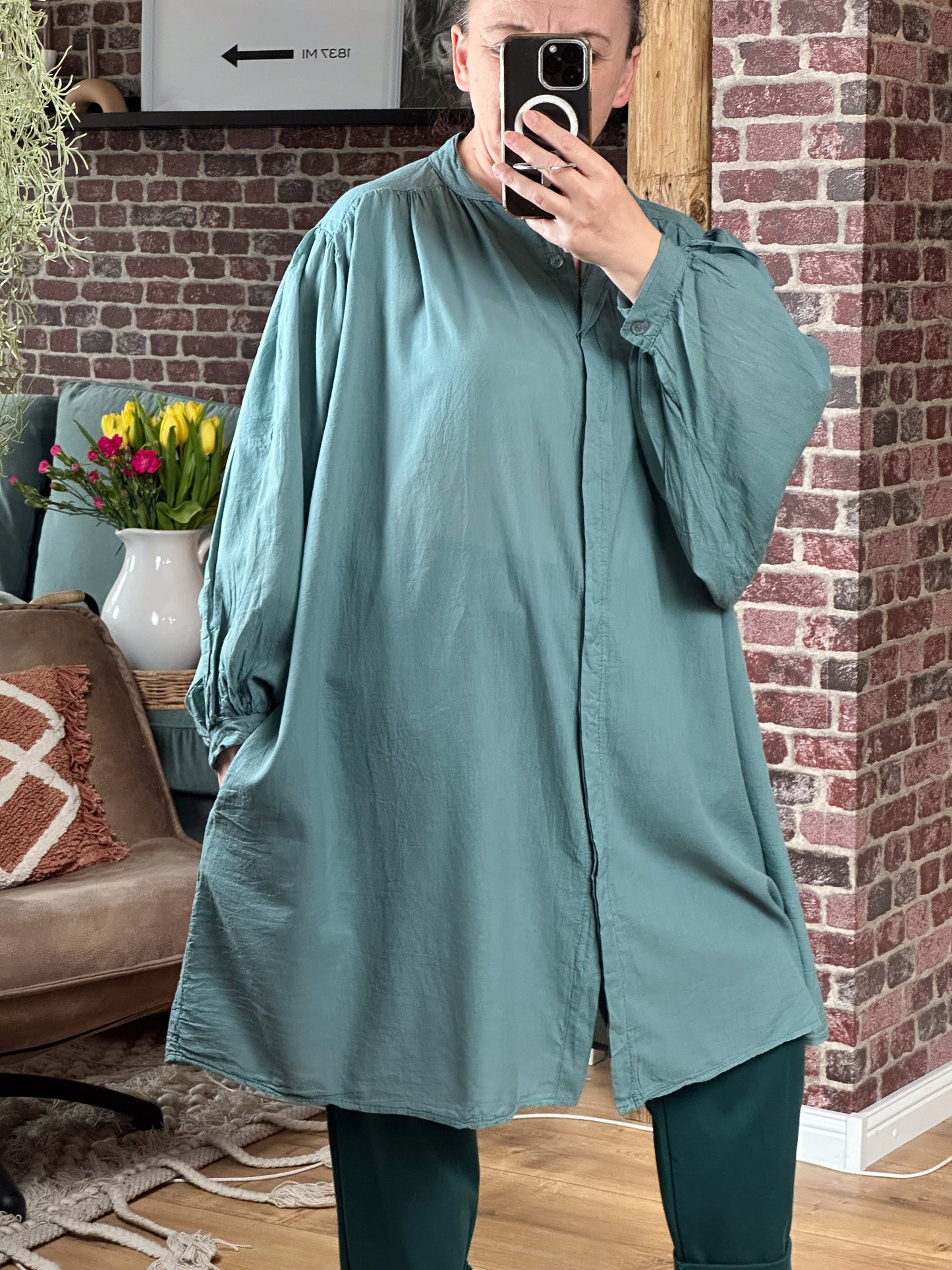 TUNIKA / KLEID ELSA TÜRKIS