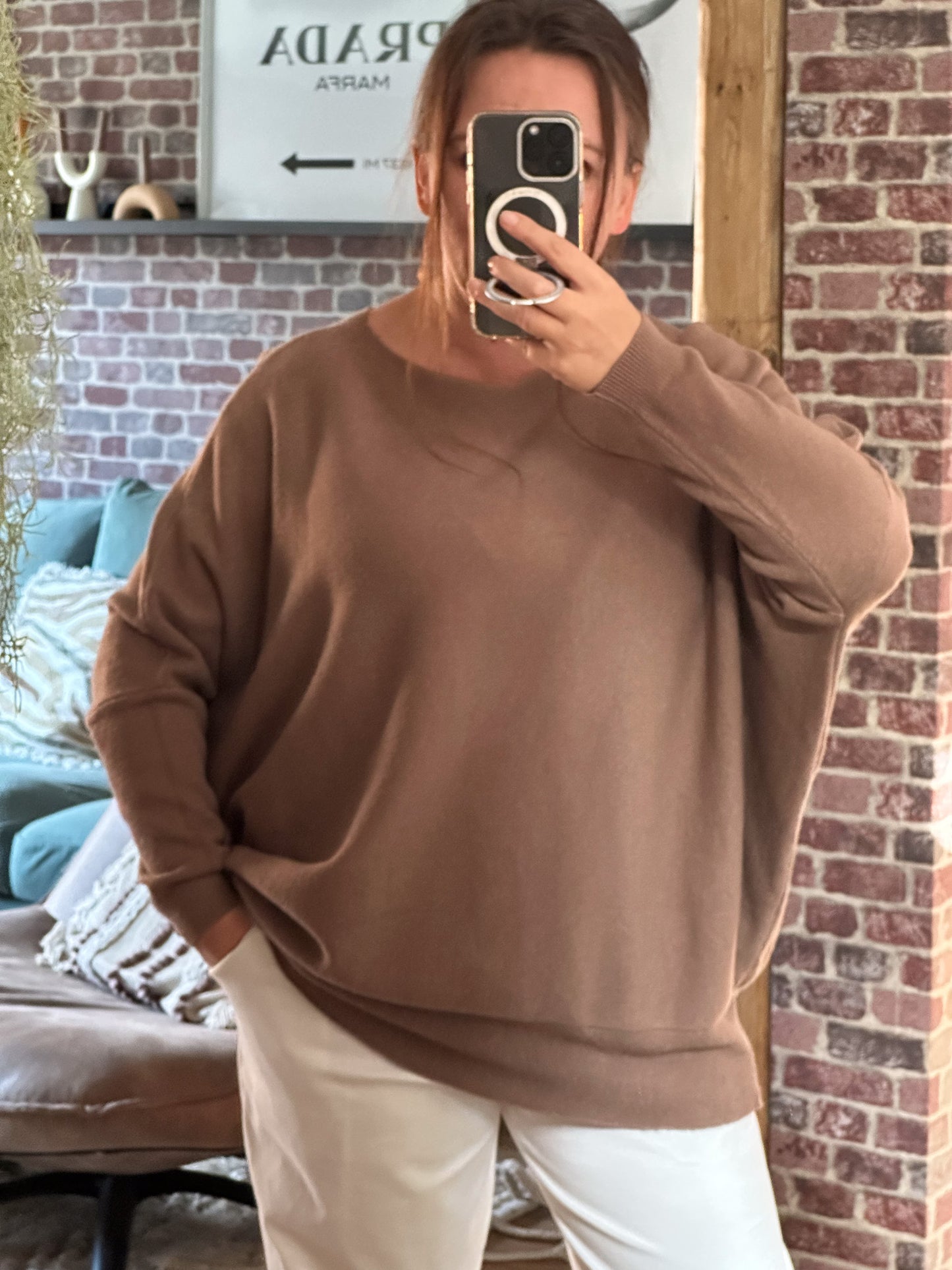 OVERSIZE PULLOVER FLEDERMAUS