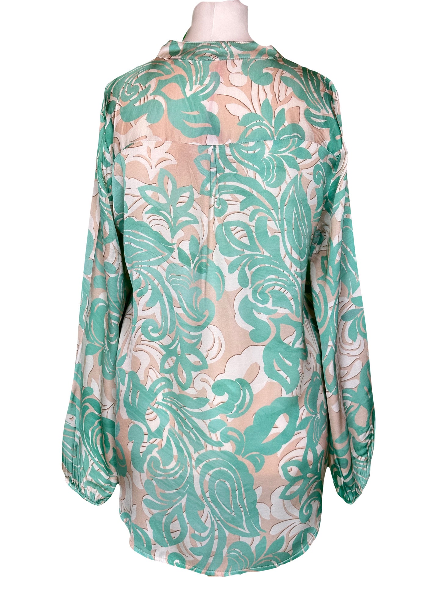 SATIN BLUSE FARELA MINT