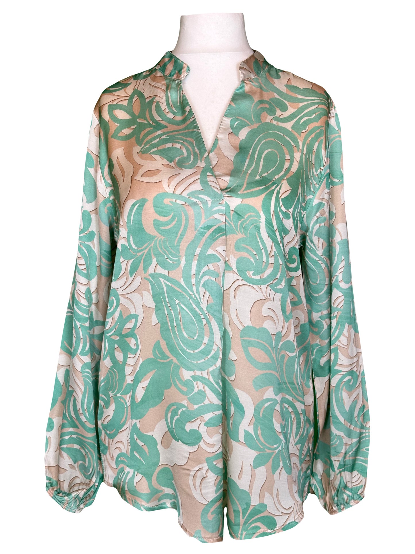 SATIN BLUSE FARELA MINT