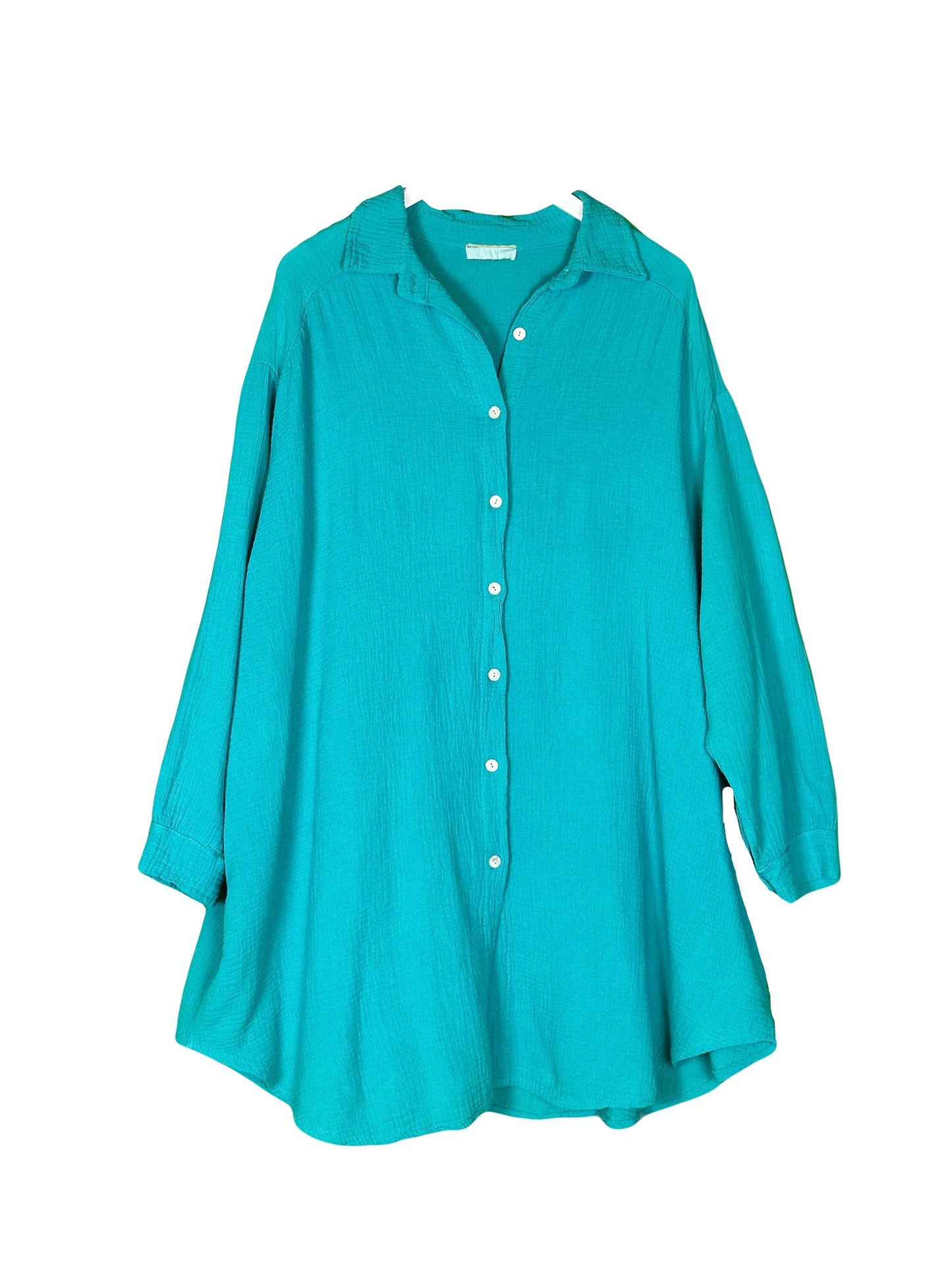 MUSSELIN ULTRA OVERSIZE BLUSE LONG versch. Farben