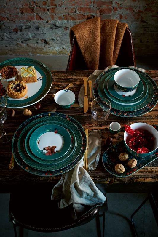 PIP STUDIO BECHER LARGE WINTER WONDERLAND OVERALL DARK BLUE