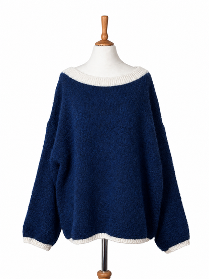 Oversize Pullover VERA mit Alpakawolle