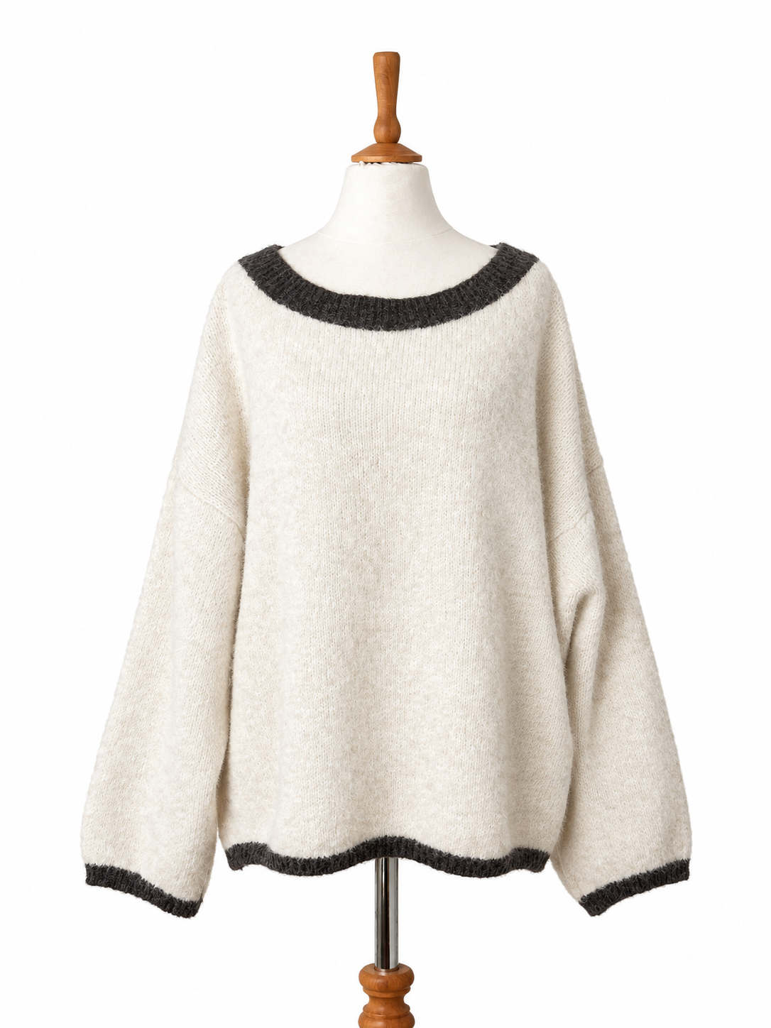 Oversize Pullover VERA mit Alpakawolle