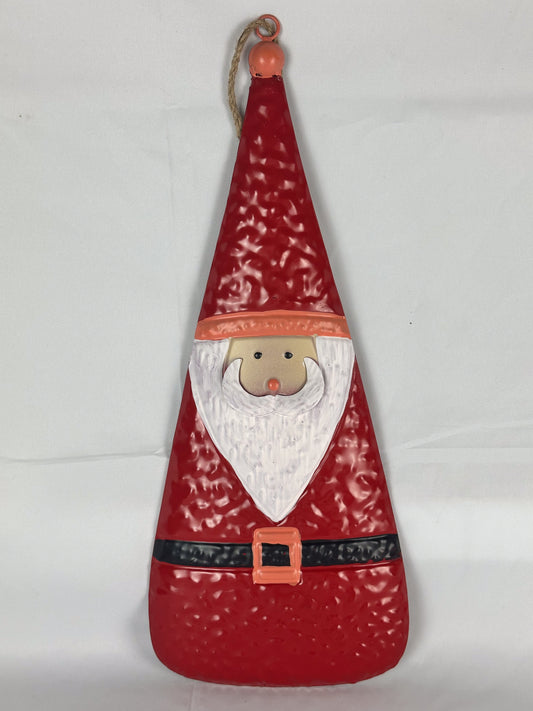 METALL SCHILD WEIHNACHTSMANN