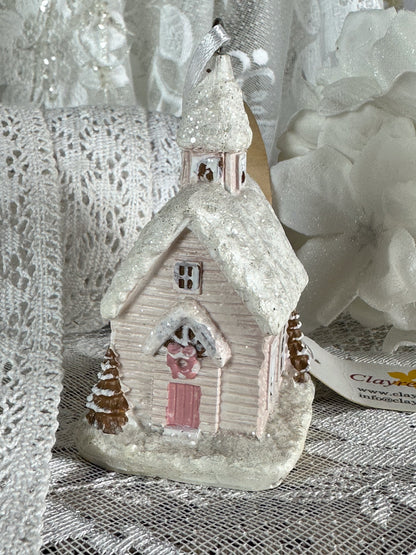 CLAYRE & EEF BAUMSCHMUCK KIRCHE ZART ROSA