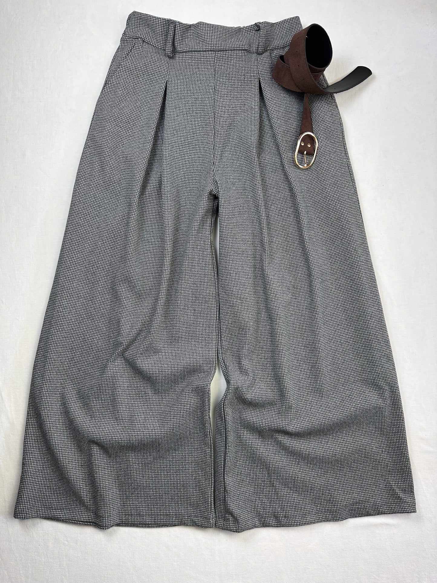 WEITE HOSE FEINKARIERT GRAU XUNA