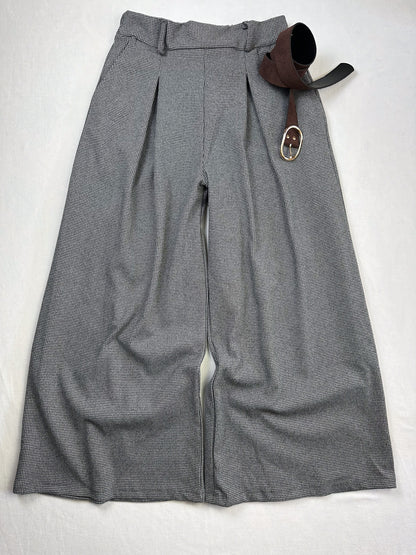 WEITE HOSE FEINKARIERT GRAU XUNA