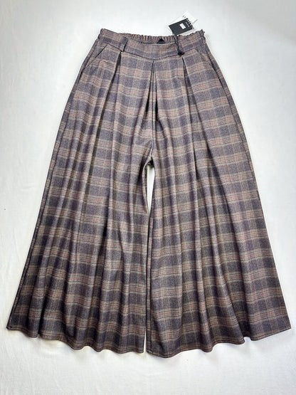 PALAZZO HOSE EXTRA WEITES BEIN kariert