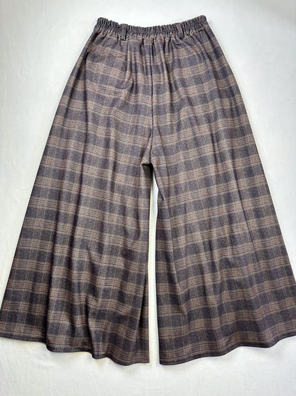 PALAZZO HOSE EXTRA WEITES BEIN kariert