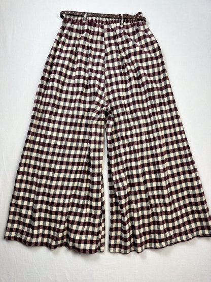 EXTRA WEITE HOSE KAROS WEINROT