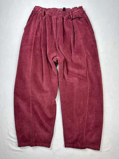 BARREL FEINCORD HOSE Bordeaux