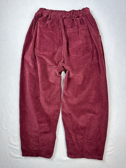 BARREL FEINCORD HOSE Bordeaux