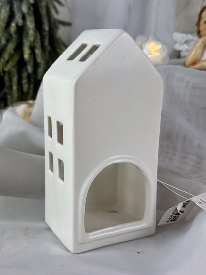 TEELICHTHALTER HAUS WEIß