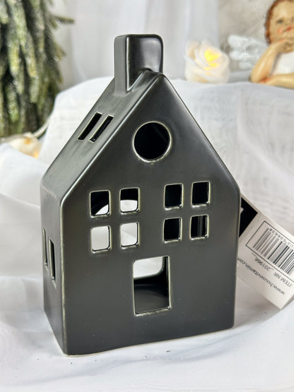 TEELICHTHALTER HAUS SCHWARZ