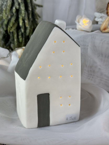 LED LICHTHAUS Weiß / Grau