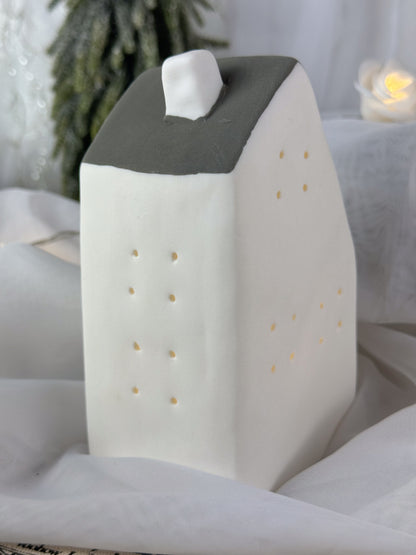 LED LICHTHAUS Weiß / Grau