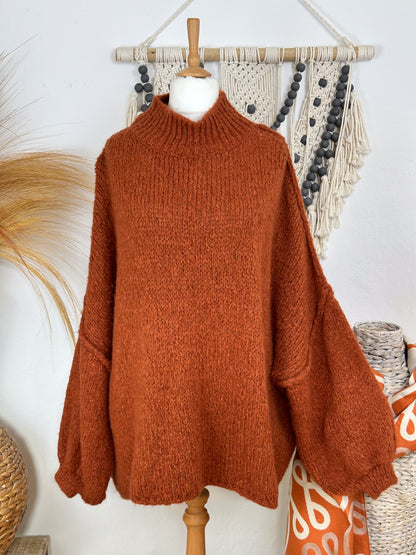 OVERSIZE KUSCHEL PULLOVER ALINA