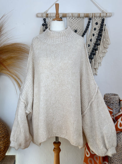 OVERSIZE KUSCHEL PULLOVER ALINA