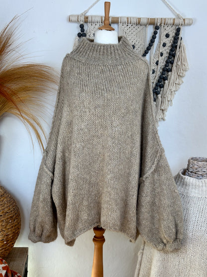 OVERSIZE KUSCHEL PULLOVER ALINA