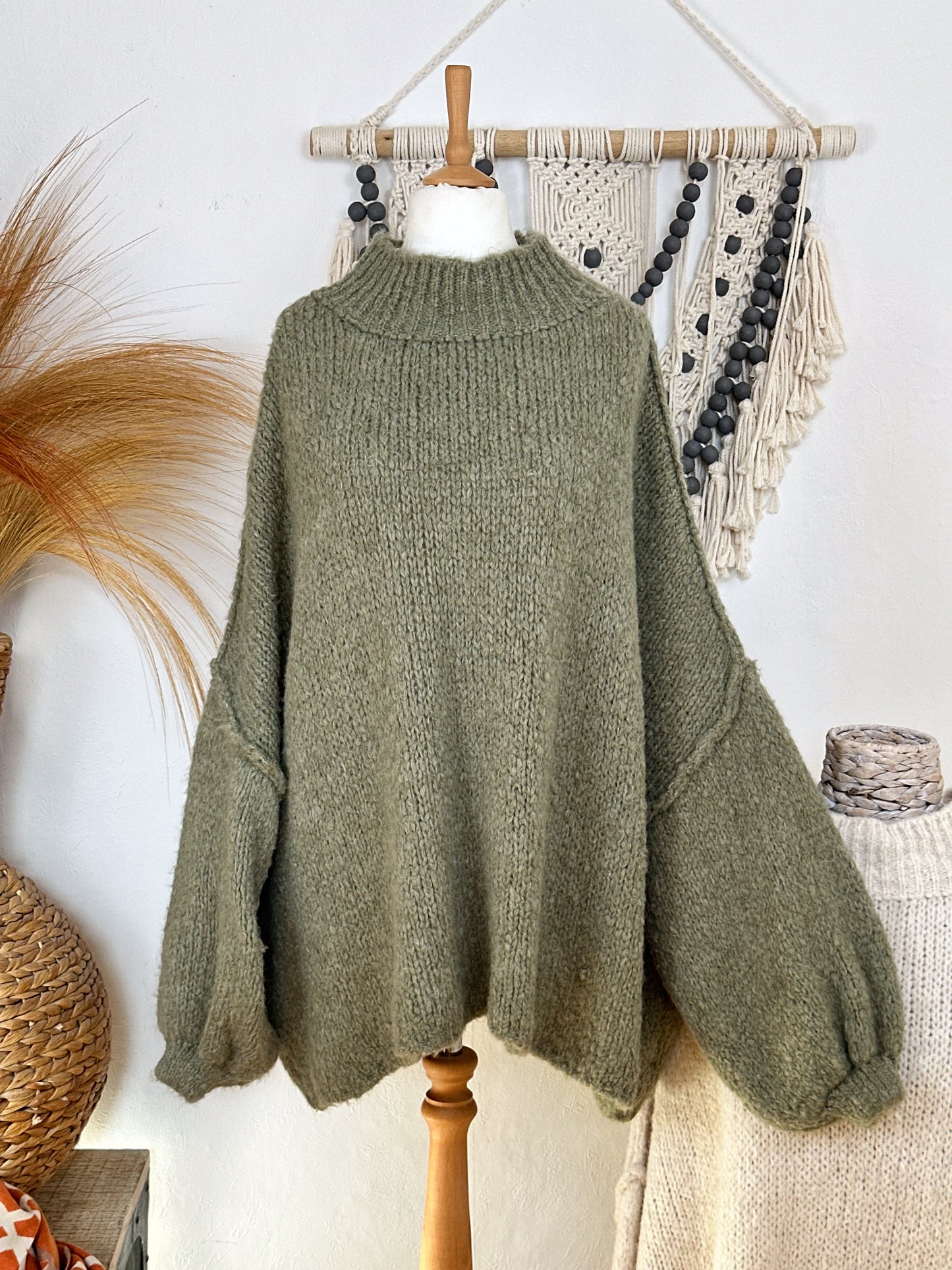 OVERSIZE KUSCHEL PULLOVER ALINA